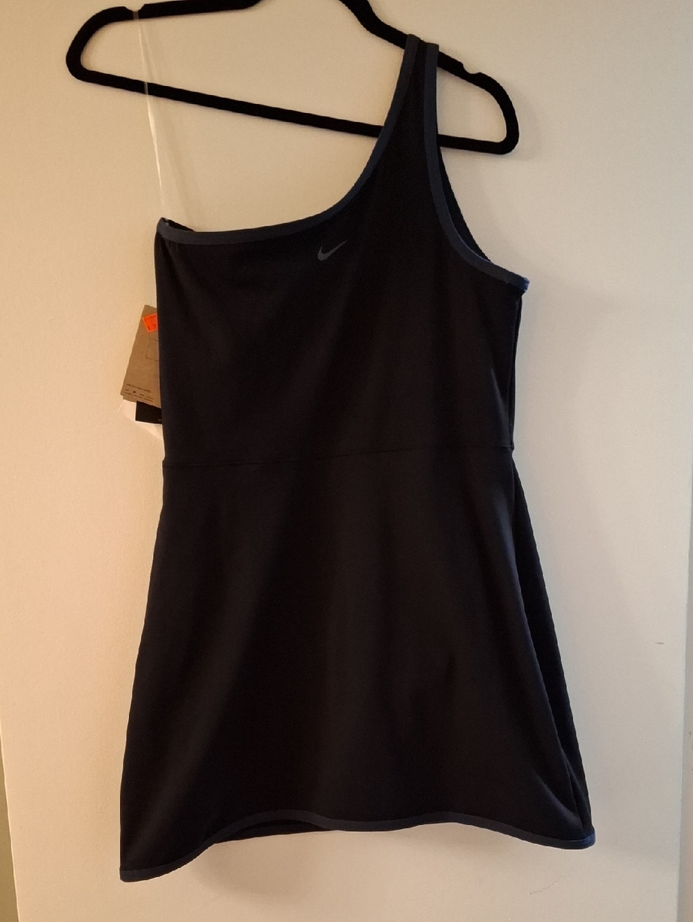 Nike Black Athletic Dress with Gray Trim